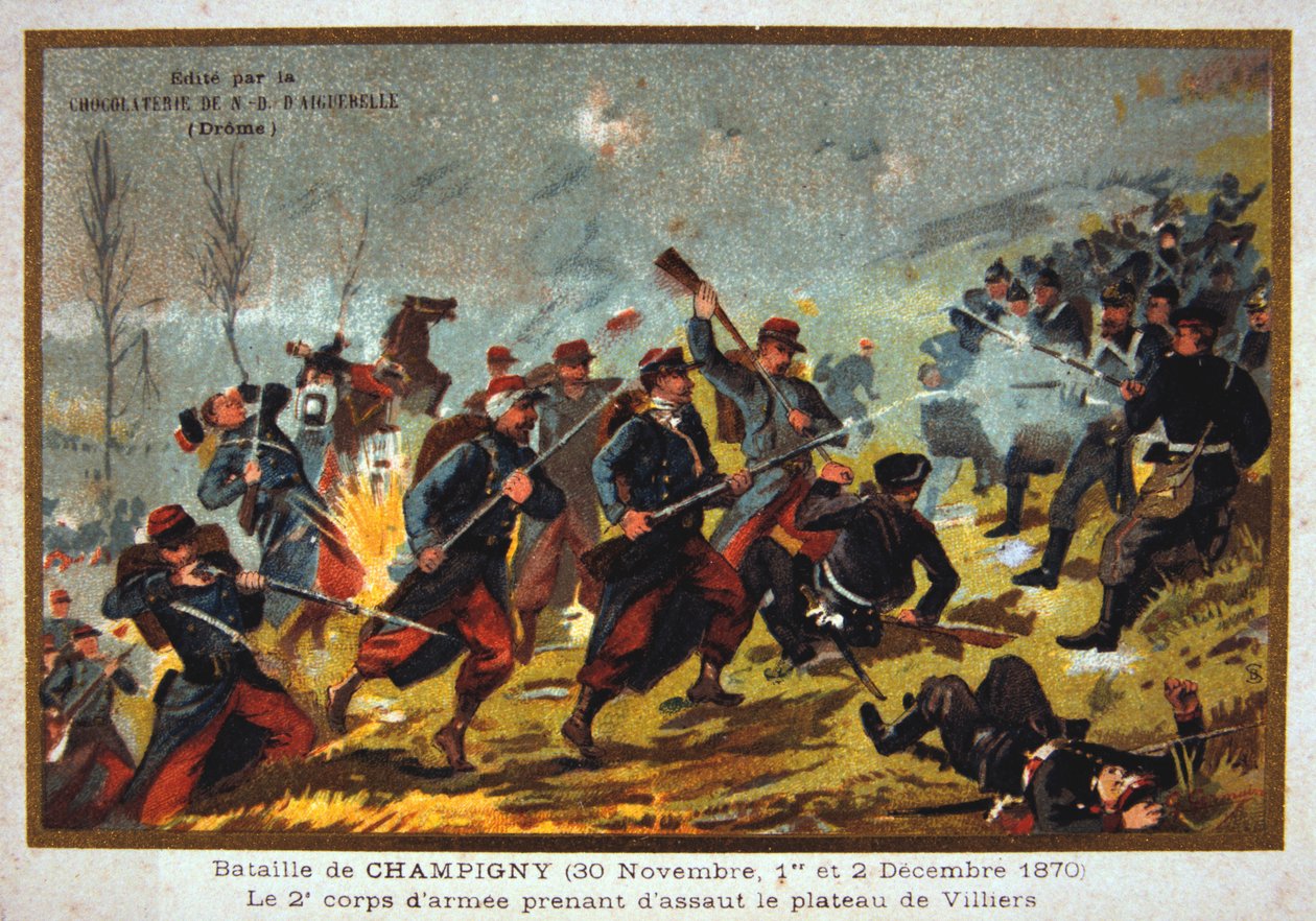 Champigny की लड़ाई, फ्रेंको-प्रशिया युद्ध, 30 नवंबर -2 दिसंबर 1870 द्वारा अज्ञात