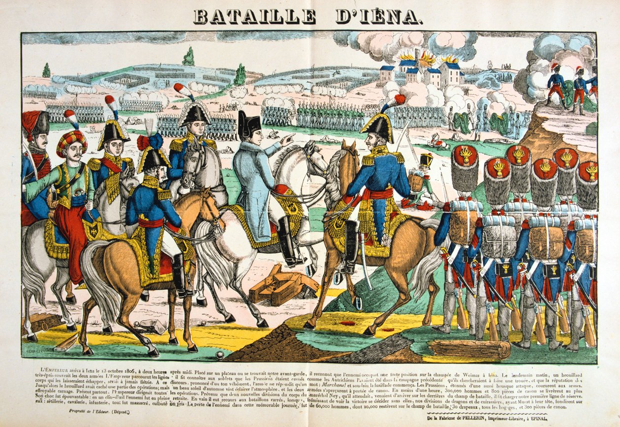 जेना की लड़ाई, 14 अक्टूबर, 1806, सी 1835 द्वारा अज्ञात