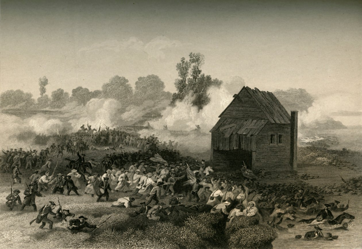 लॉन्ग आइलैंड, 1877 की लड़ाई। द्वारा अज्ञात