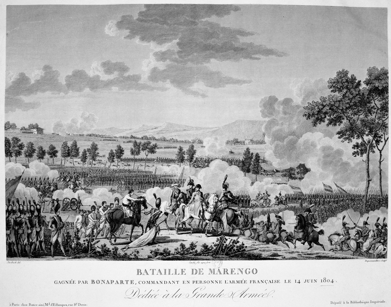 मारेंगो की लड़ाई, 14 जून, 1804 द्वारा अज्ञात