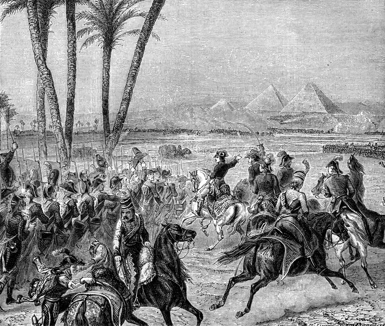 पिरामिड की लड़ाई, 21 जुलाई 1798 1882-1884 द्वारा अज्ञात