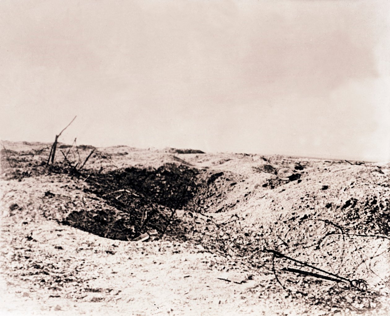 बैटलफील्ड, ताहुर, उत्तरी फ्रांस, c1914-c1918 द्वारा अज्ञात