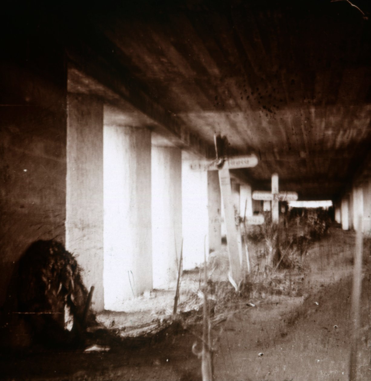 बेओनेट ट्रेंच, वर्दुन, उत्तरी फ्रांस, c1916-c1918। द्वारा अज्ञात