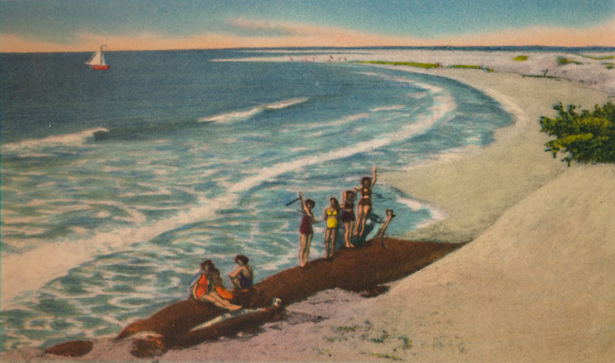 सबानिला रिज़ॉर्ट डेवलपमेंट में समुद्र तट, c1940s द्वारा अज्ञात