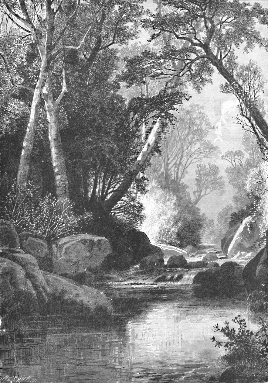 बेहर नदी, बेथेल के पास, मेन, 1883 द्वारा अज्ञात