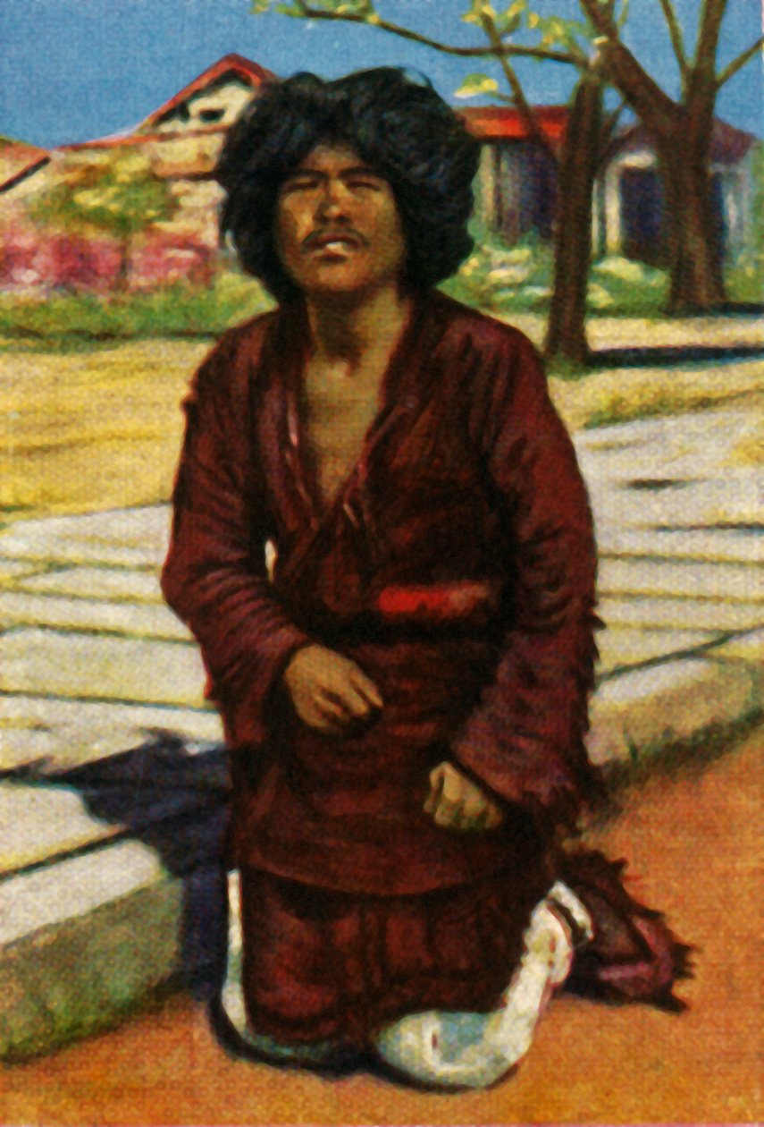 भिखारी, मध्य चीन, c1928। द्वारा अज्ञात