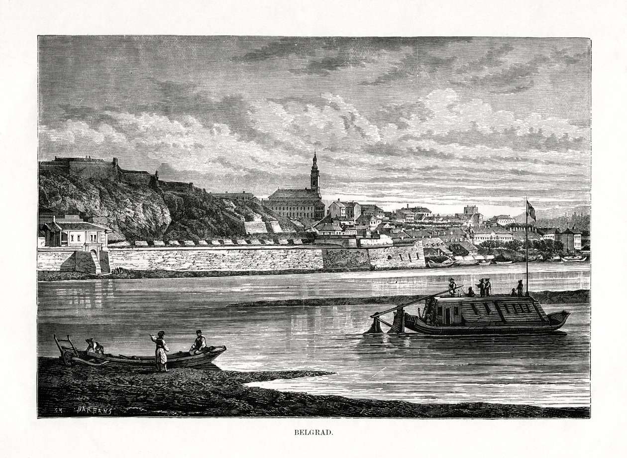 बेलग्रेड, सर्बिया और मोंटेनेग्रो, 1879 द्वारा अज्ञात