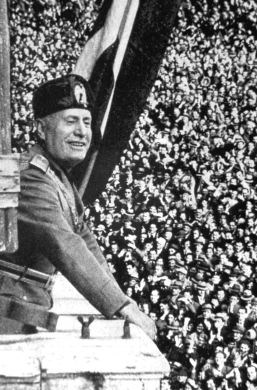 बेनिटो मुसोलिनी 1883-1945, इतालवी फासीवादी तानाशाह द्वारा अज्ञात