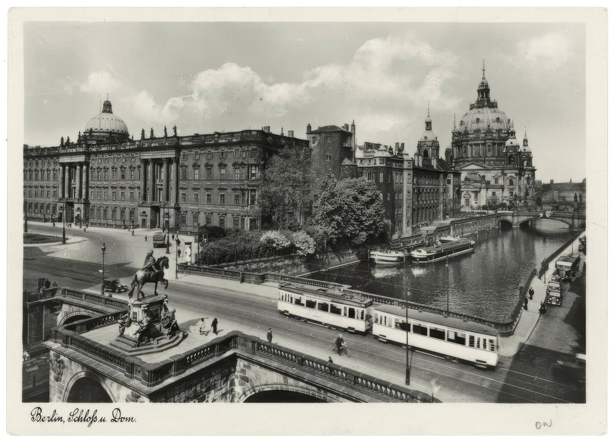 1937/38 . के आसपास कुरफुरस्टेनब्रुक और कैथेड्रल / फोटो पोस्टकार्ड के साथ बर्लिन, सिटी पैलेस द्वारा अज्ञात