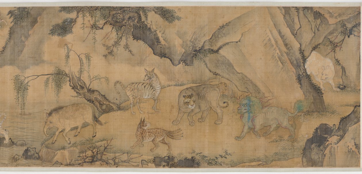 वास्तविक और काल्पनिक जानवरों का बेस्टियरी, मिंग राजवंश, 1368-1644। द्वारा अज्ञात