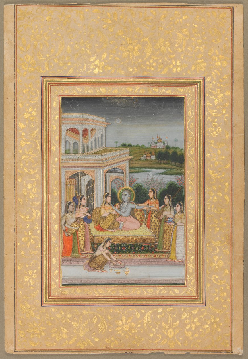 भैरव राग, 1800 के दशक की शुरुआत में। द्वारा अज्ञात