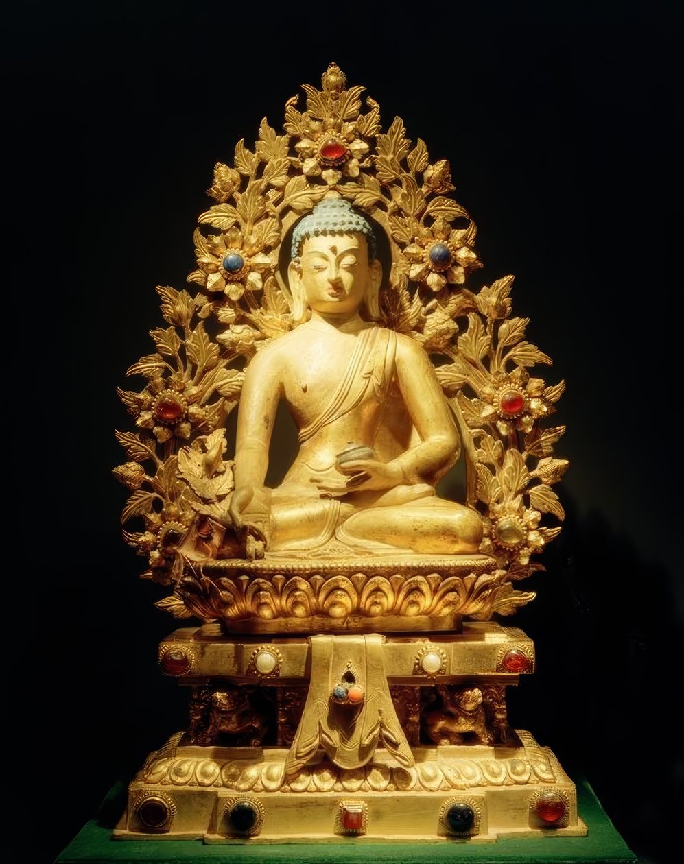Bhaisajyaguru-Vaiduryaprabharaja - Skulptur, 18. Jhdt. द्वारा अज्ञात