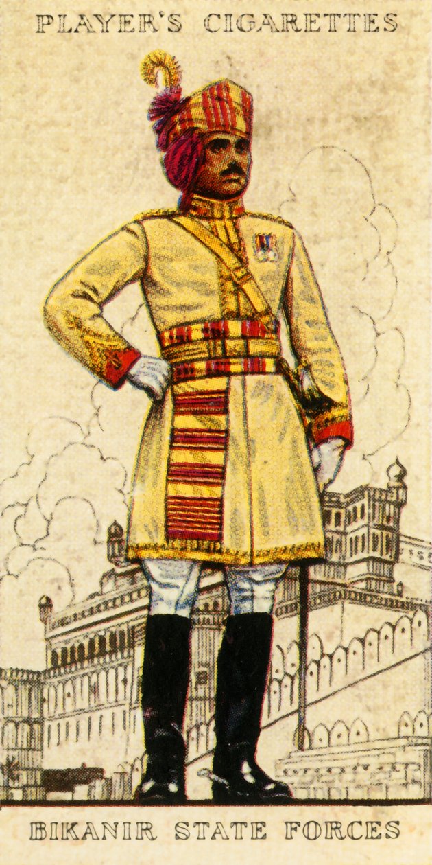 बीकानेर राज्य बल, 1936। द्वारा अज्ञात