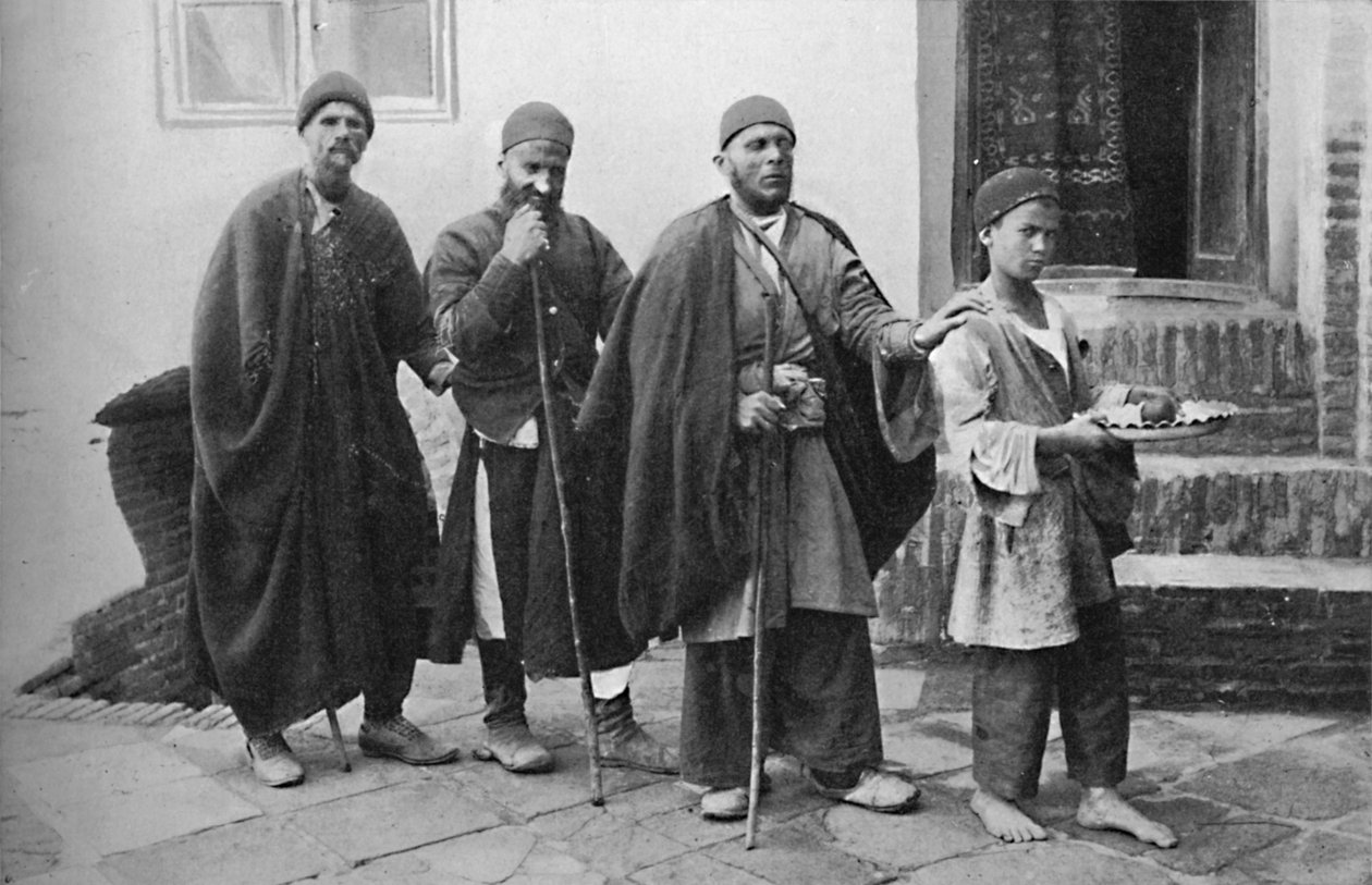 तेहरान का अंधा भिखारी, फारस, 1902 द्वारा अज्ञात