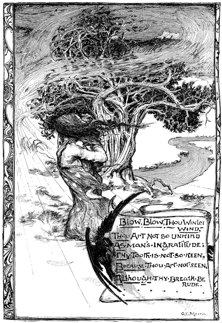ब्लो, ब्लो, तू विंटर विंड, 1895 द्वारा अज्ञात