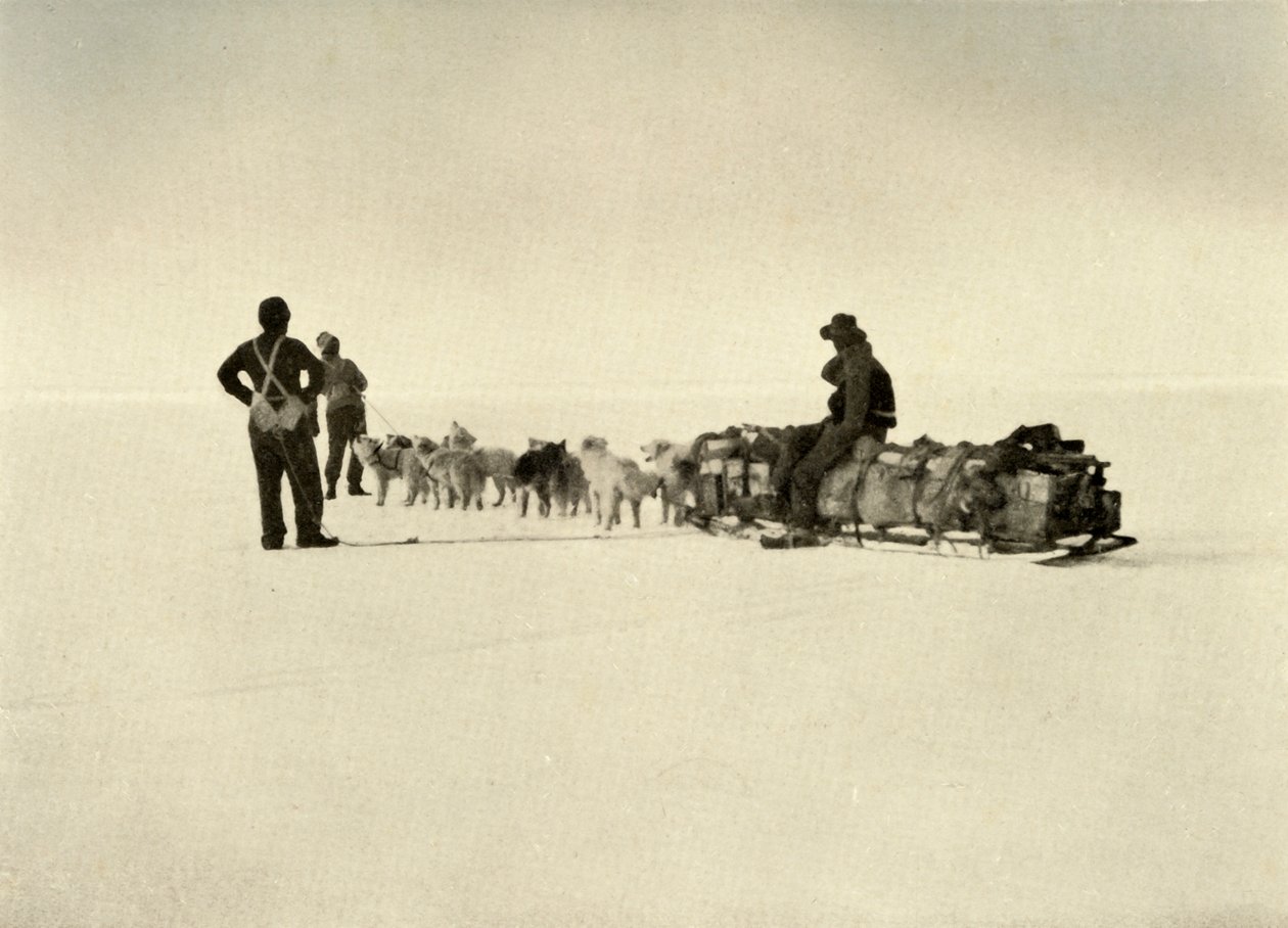 बैरियर पर ब्लफ़ डिपो पार्टी, c1908, 1909। द्वारा अज्ञात
