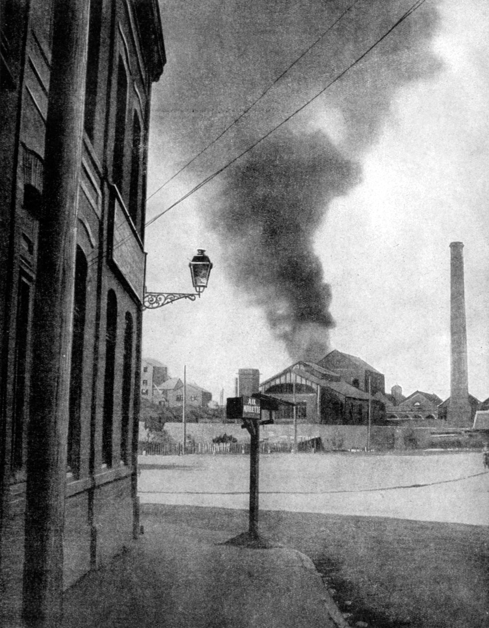 जर्मन, Pas-de-Calais, फ्रांस, 1915 द्वारा एक खदान की बमबारी द्वारा अज्ञात