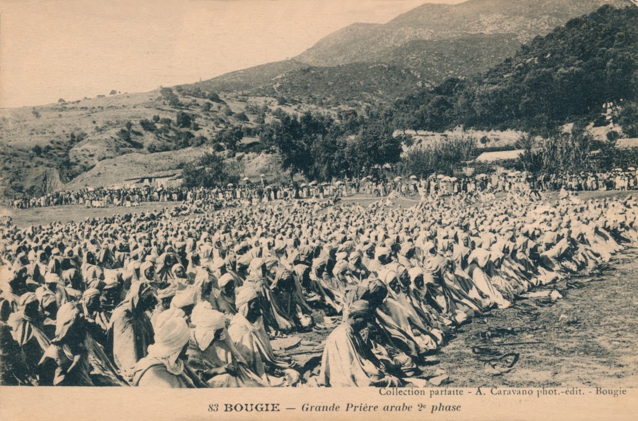 मोमबत्ती - महान अरब प्रार्थना का दूसरा चरण, c1900। द्वारा अज्ञात