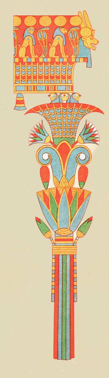 बाउक राजधानी, थेब्स, मिस्र, 1928। द्वारा अज्ञात