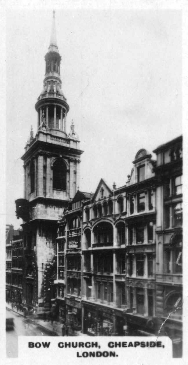 बो चर्च, चेपसाइड, लंदन, c1920s द्वारा अज्ञात