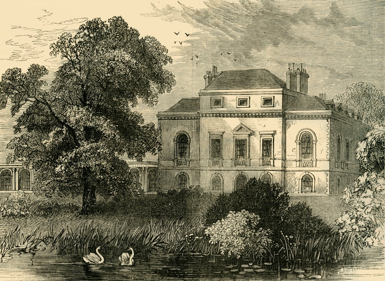 ब्रेंडेनबर्ग हाउस, 1815 में, c1878। द्वारा अज्ञात