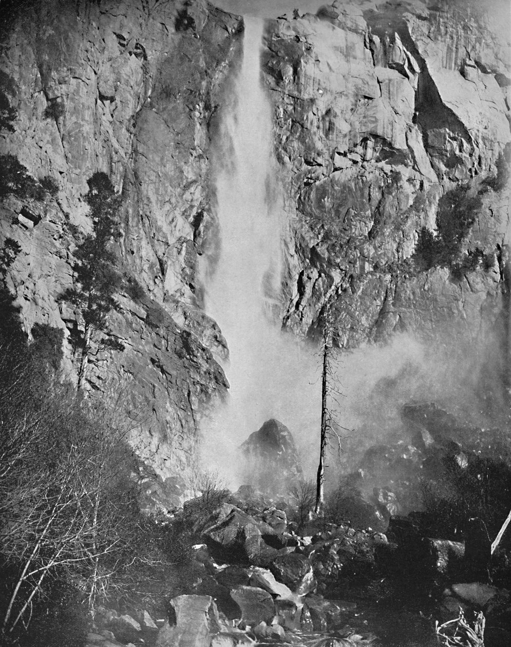 ब्राइडल वील फॉल, योसेमाइट, कैल।, सी 1897। द्वारा अज्ञात