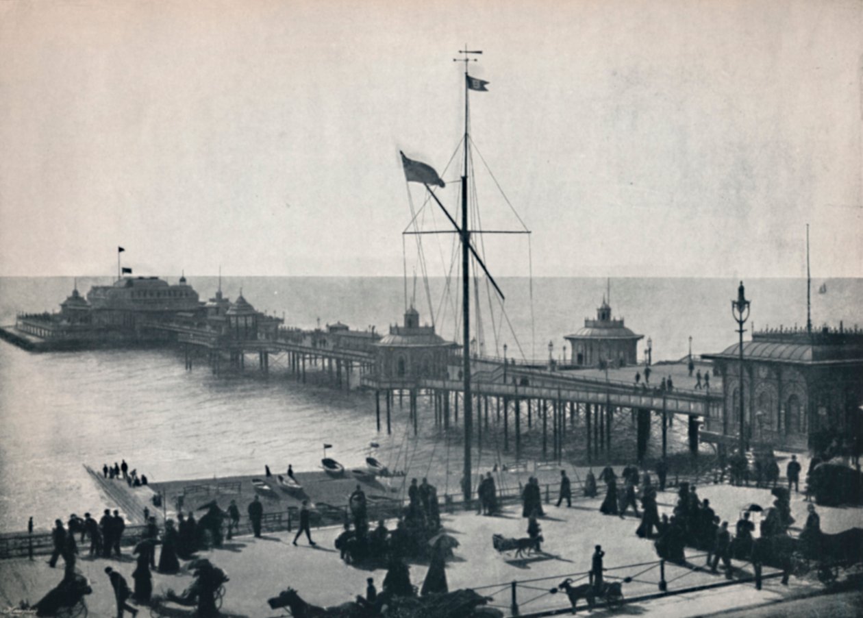 ब्राइटन - द वेस्ट पियर, 1895 द्वारा अज्ञात