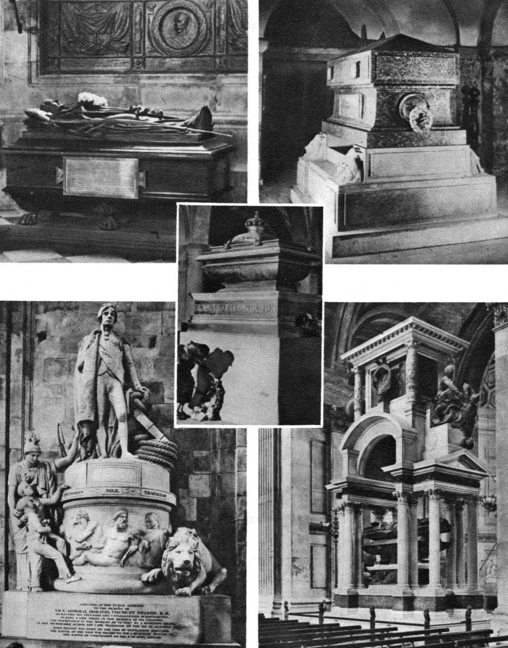 सेंट पॉल कैथेड्रल, 1926-1927 में कब्रों और स्मारक द्वारा सम्मानित किए गए शानदार द्वारा अज्ञात