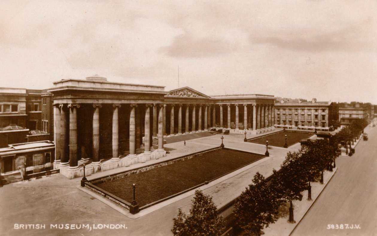 ब्रिटिश संग्रहालय, लंदन, c1920। द्वारा अज्ञात