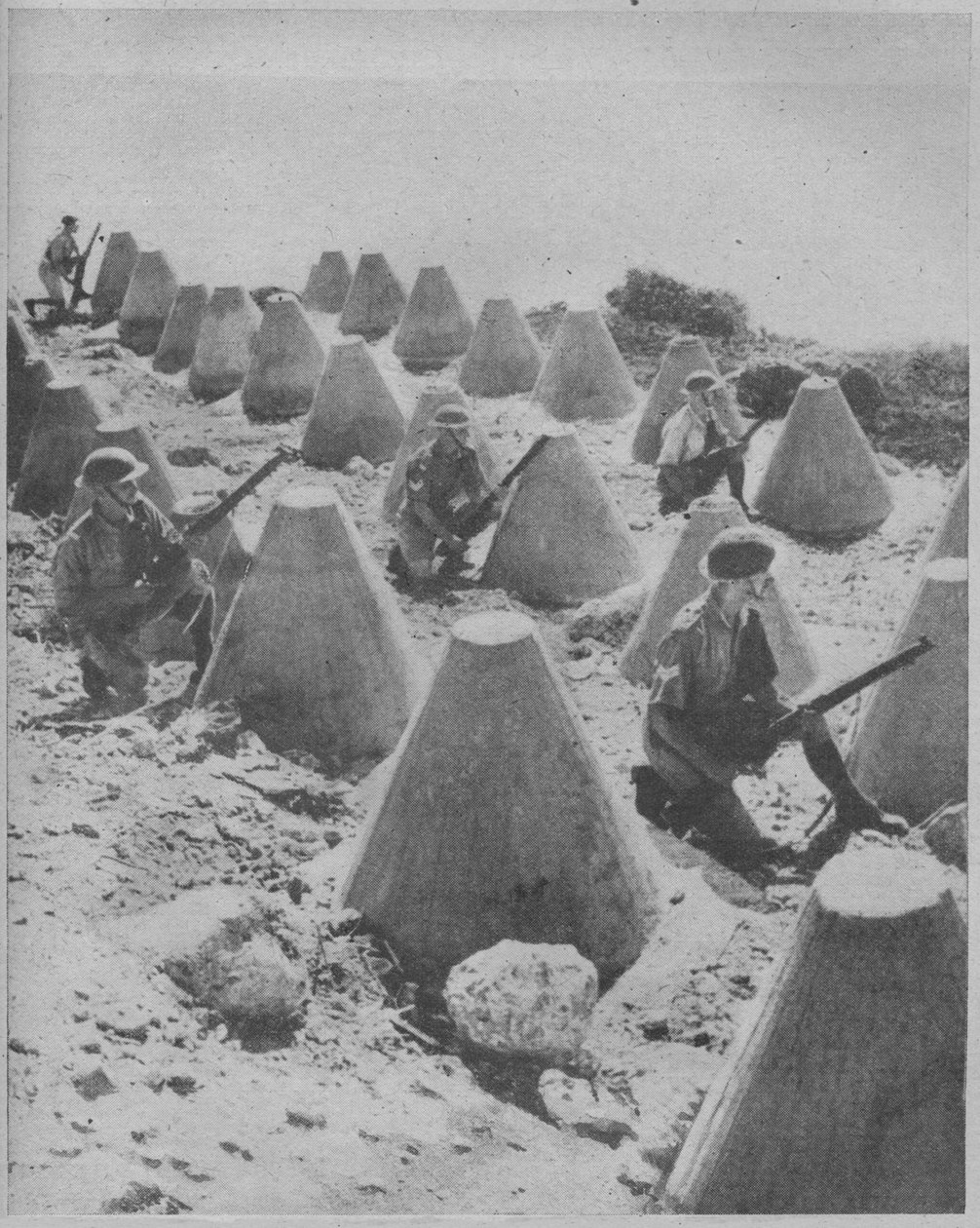 1941 में सीरिया में ब्रिटिश सेना। द्वारा अज्ञात