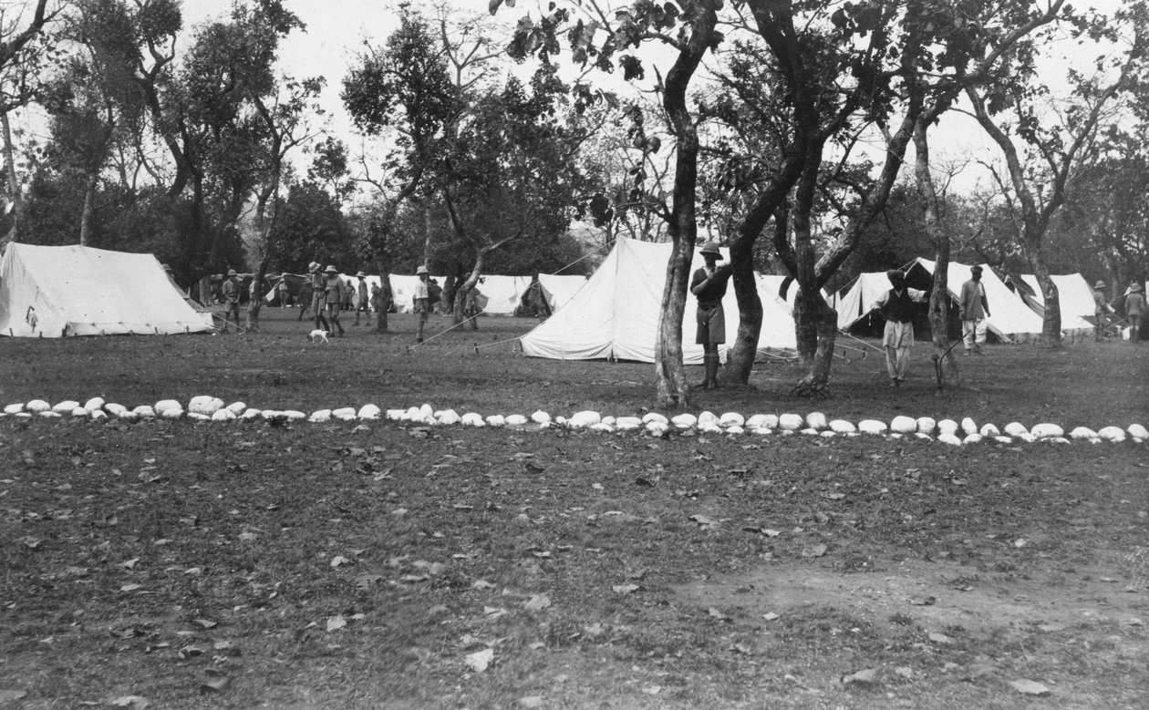 यमुना नदी, 1917, भारत द्वारा ब्रिटिश सेना का अतिक्रमण द्वारा अज्ञात