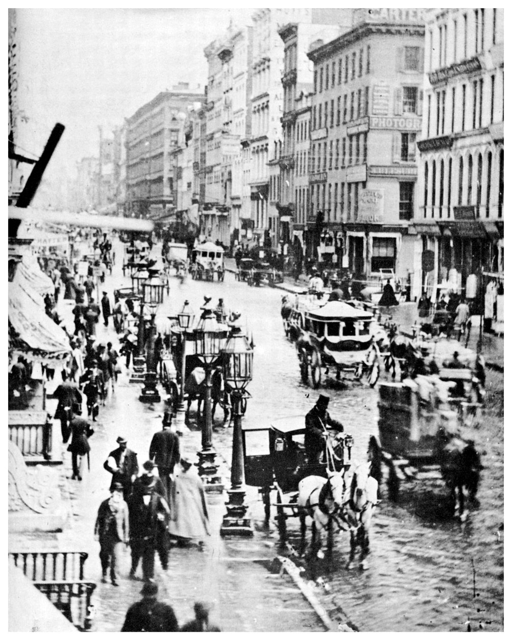 ब्रॉडवे और स्प्रिंग स्ट्रीट, न्यूयॉर्क सिटी, यूएसए, 1867 1955 द्वारा अज्ञात