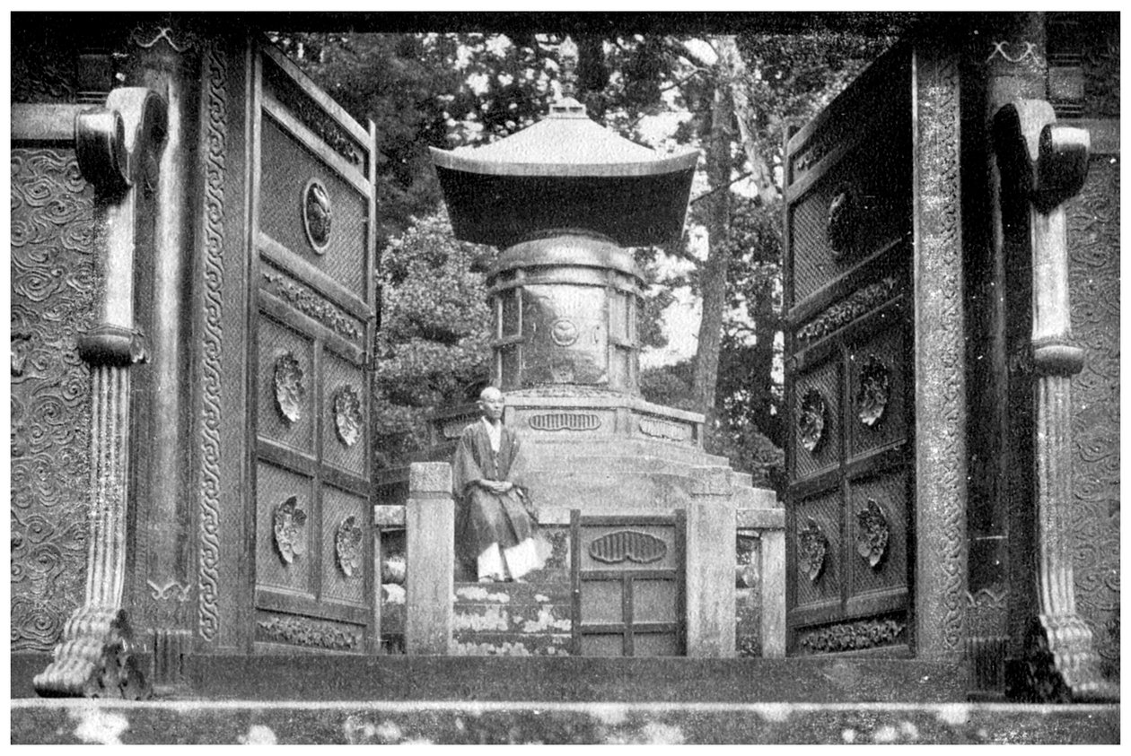 कांस्य द्वार और मकबरा, शिबा पार्क, टोक्यो, जापान, 1904 द्वारा अज्ञात