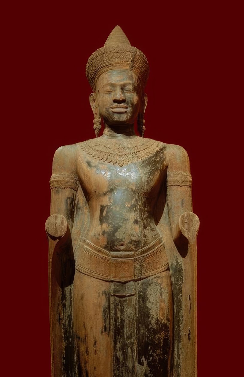 बुद्ध खमेर कला, पोस्ट-अंगकोर काल, 16वीं सी। द्वारा अज्ञात