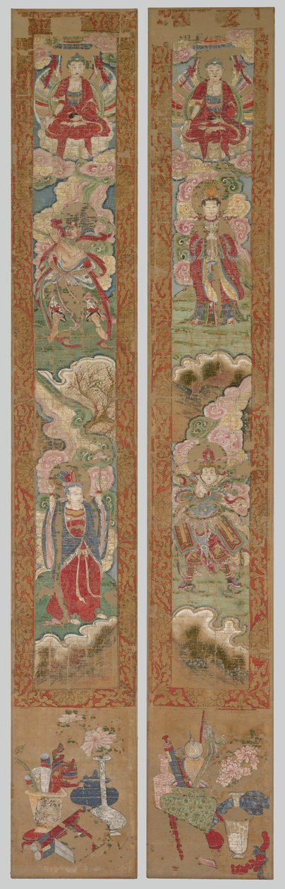 बौद्ध पैनल, 1300s। द्वारा अज्ञात