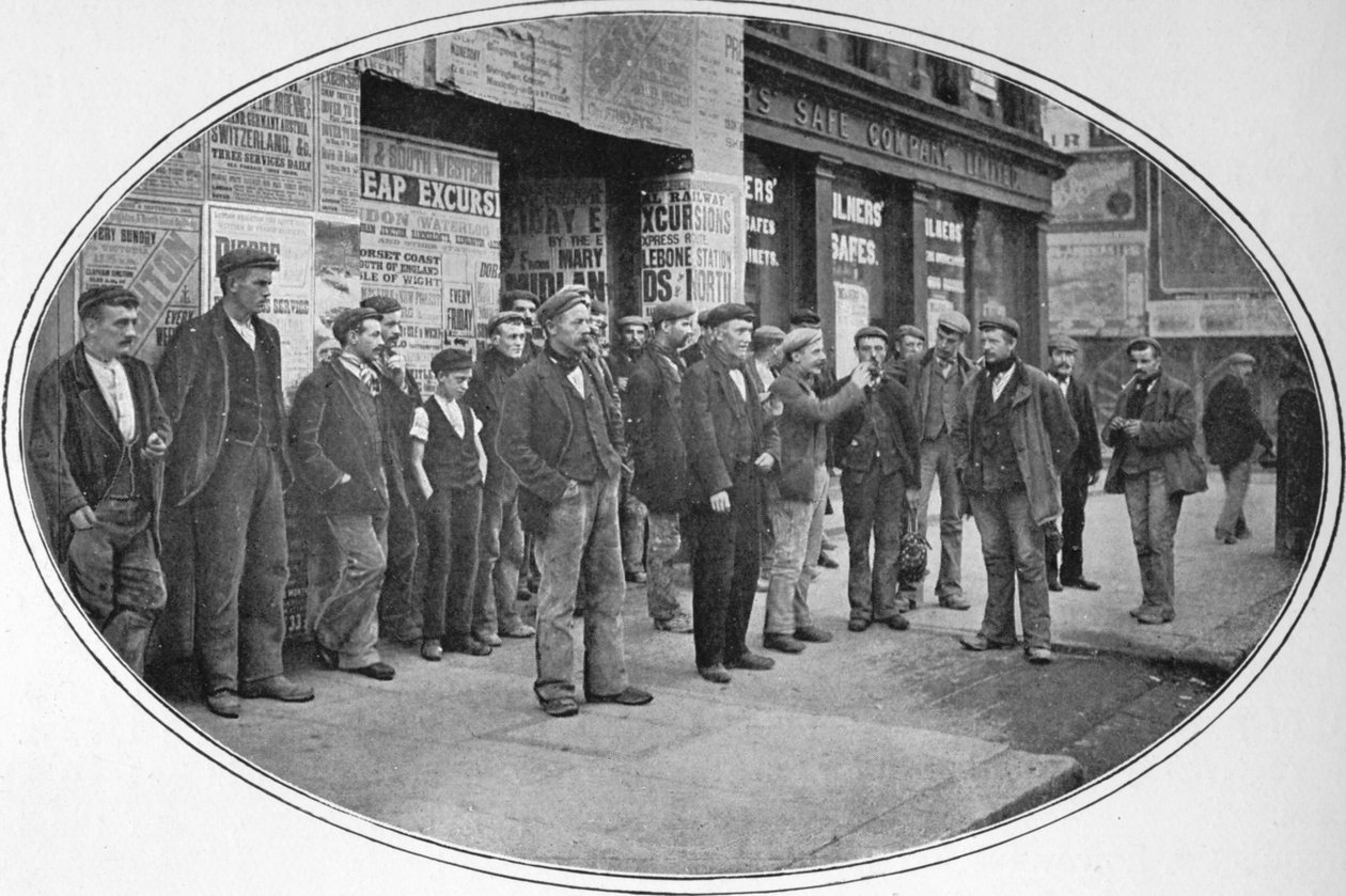 बिल्डरों काम के लिए तैयार लंदन, c1900 1901 द्वारा अज्ञात