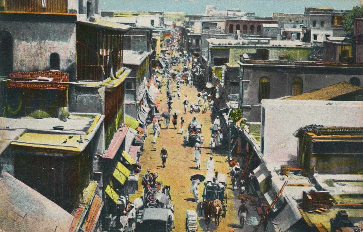 बर्रा बाज़ार, कलकत्ता, 1905। द्वारा अज्ञात