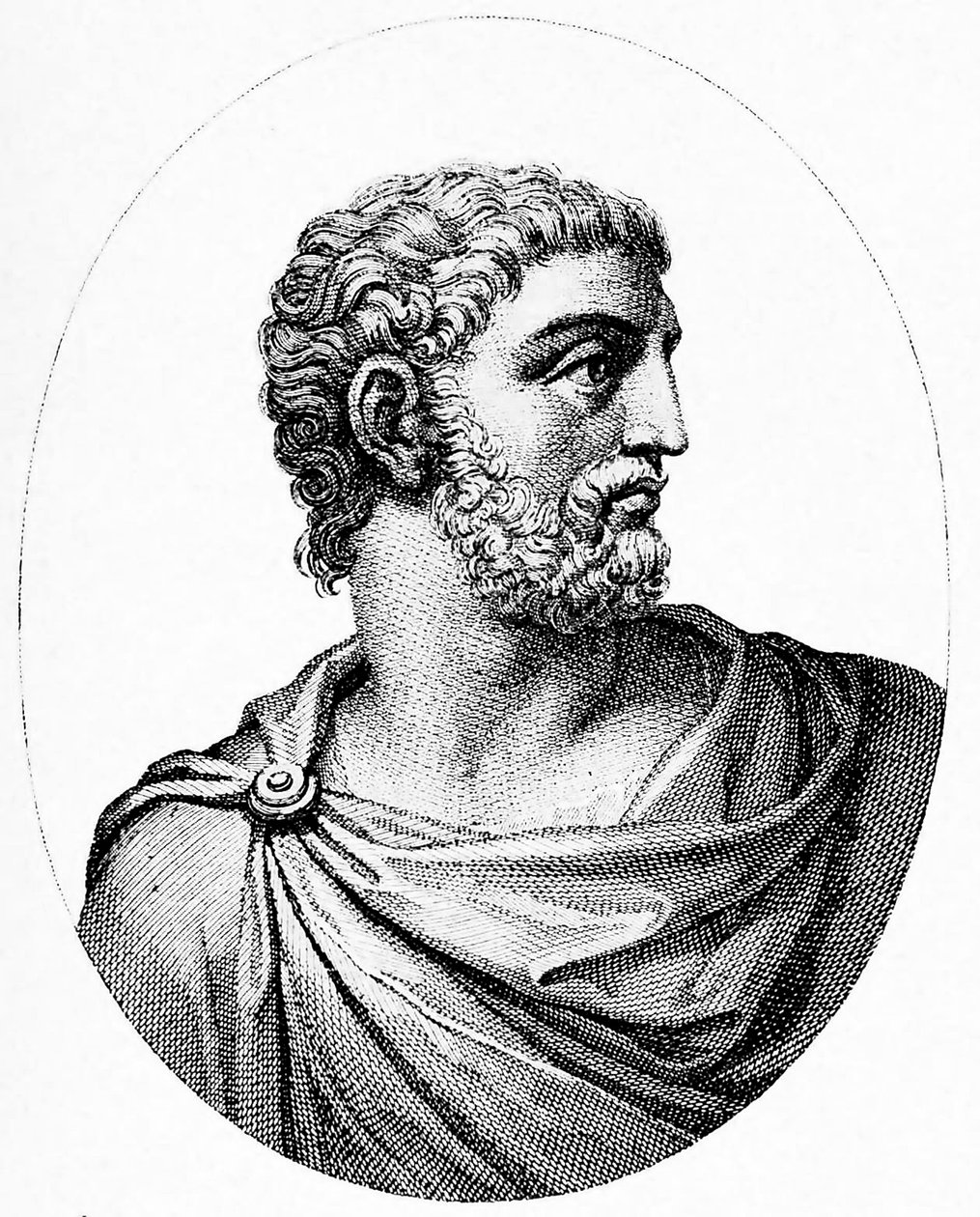 Alcibiades का बस्ट द्वारा अज्ञात