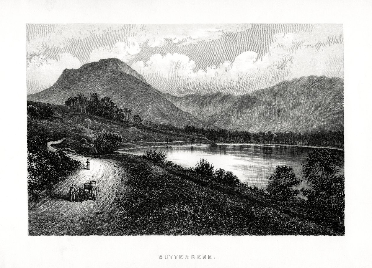 बटरमेरे, लेक डिस्ट्रिक्ट, कम्ब्रिया, 1896 द्वारा अज्ञात