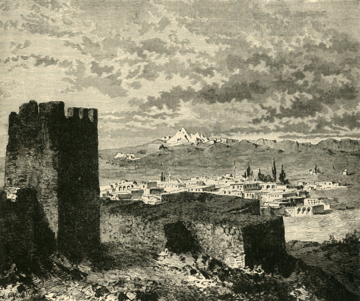 कैसरिया, कैप्पादोसिया में, 1890। द्वारा अज्ञात