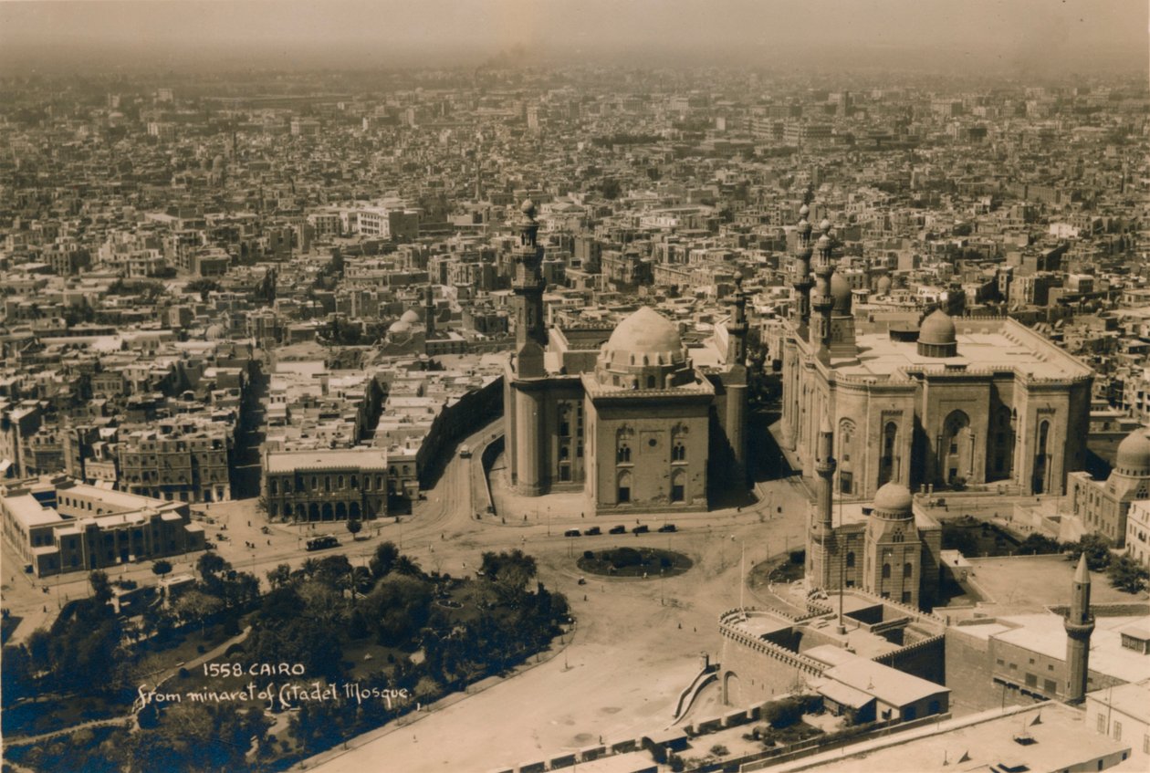काहिरा, सिटर्डल मस्जिद की मीनार से, 1936 द्वारा अज्ञात