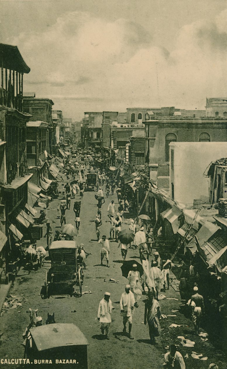 Calcutta. Burra Bazaar, 1910.   द्वारा अज्ञात