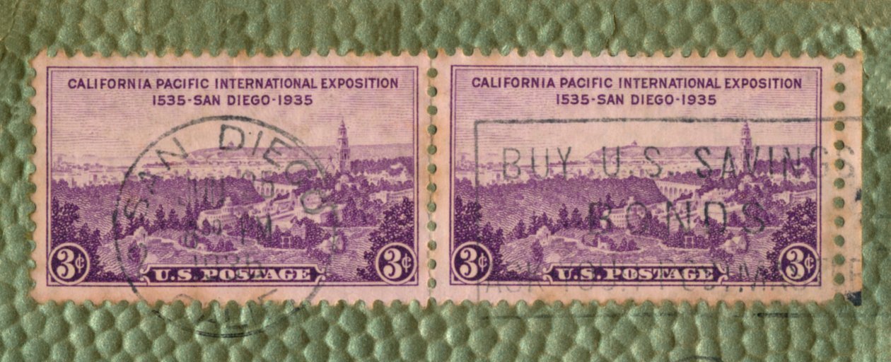 कैलिफोर्निया पैसिफिक इंटरनेशनल एक्सपोजर - यूएस डाक टिकट, c1935 द्वारा अज्ञात