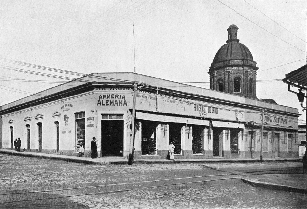 पाल्मास स्ट्रीट, असुनसियन, पैराग्वे, 1911 द्वारा अज्ञात
