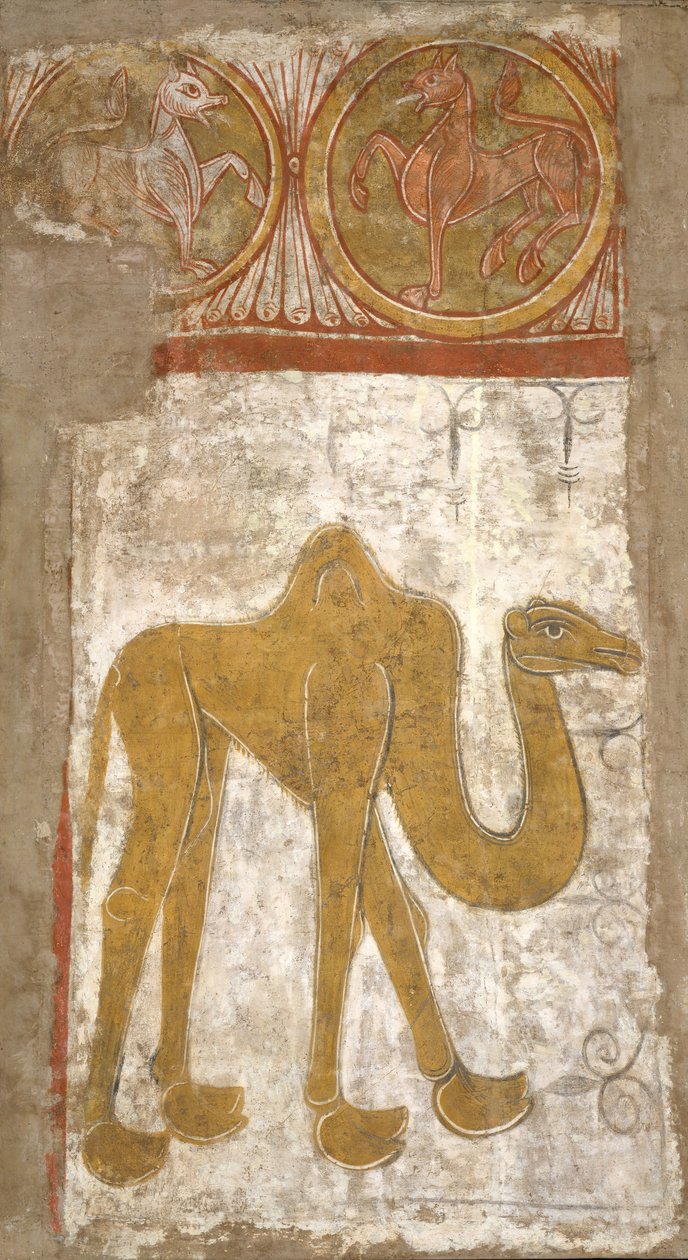 ऊंट, पहली छमाही 12वीं सदी संभवतः 1129-34। द्वारा अज्ञात