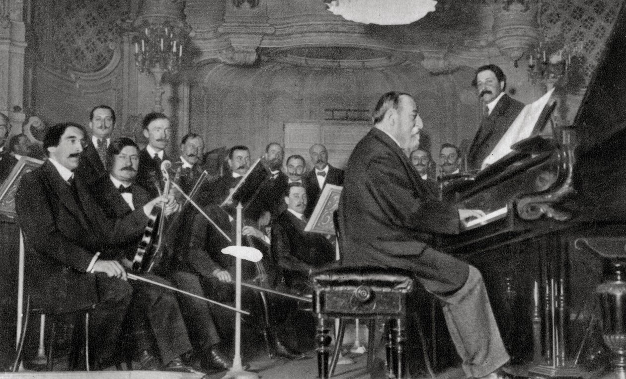 केमिली सेंट-सेन्स, फ्रांसीसी संगीतकार, संगीतकार और कंडक्टर, 1910 द्वारा अज्ञात