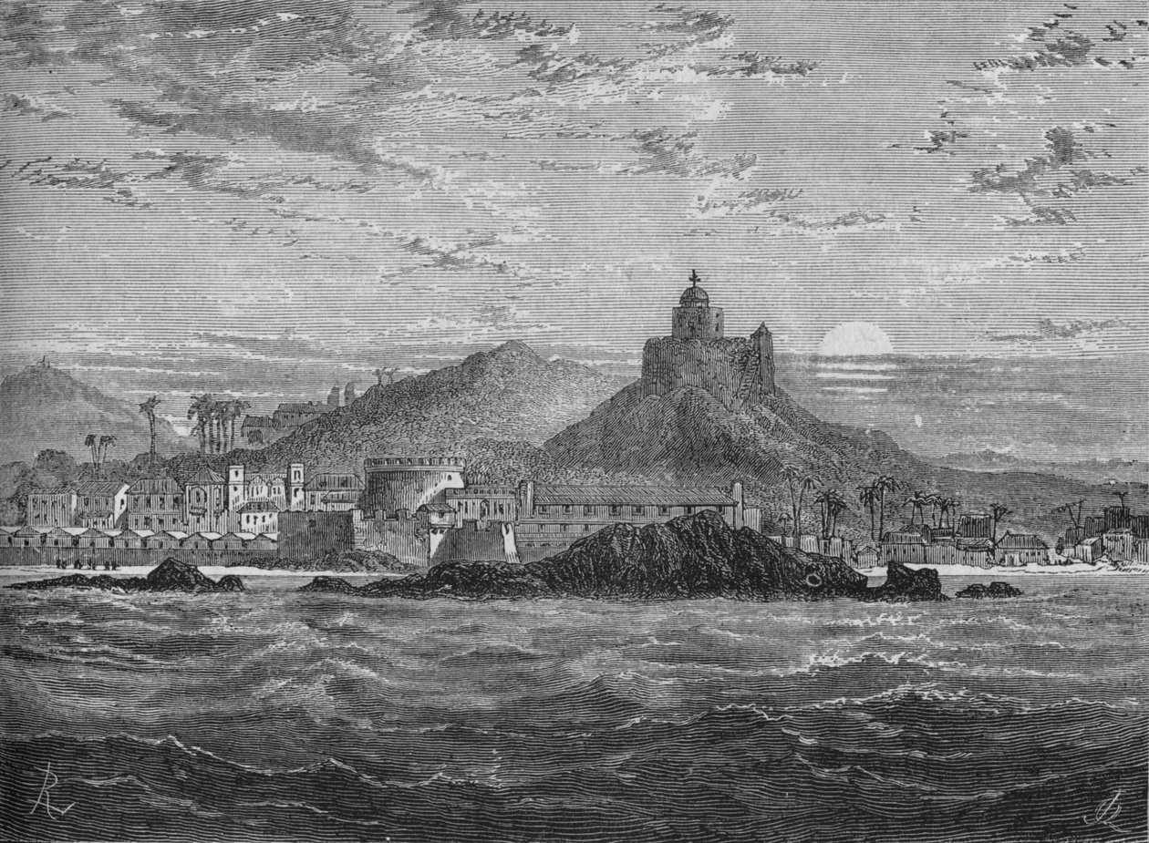 केप कोस्ट कैसल, सी 1880 द्वारा अज्ञात