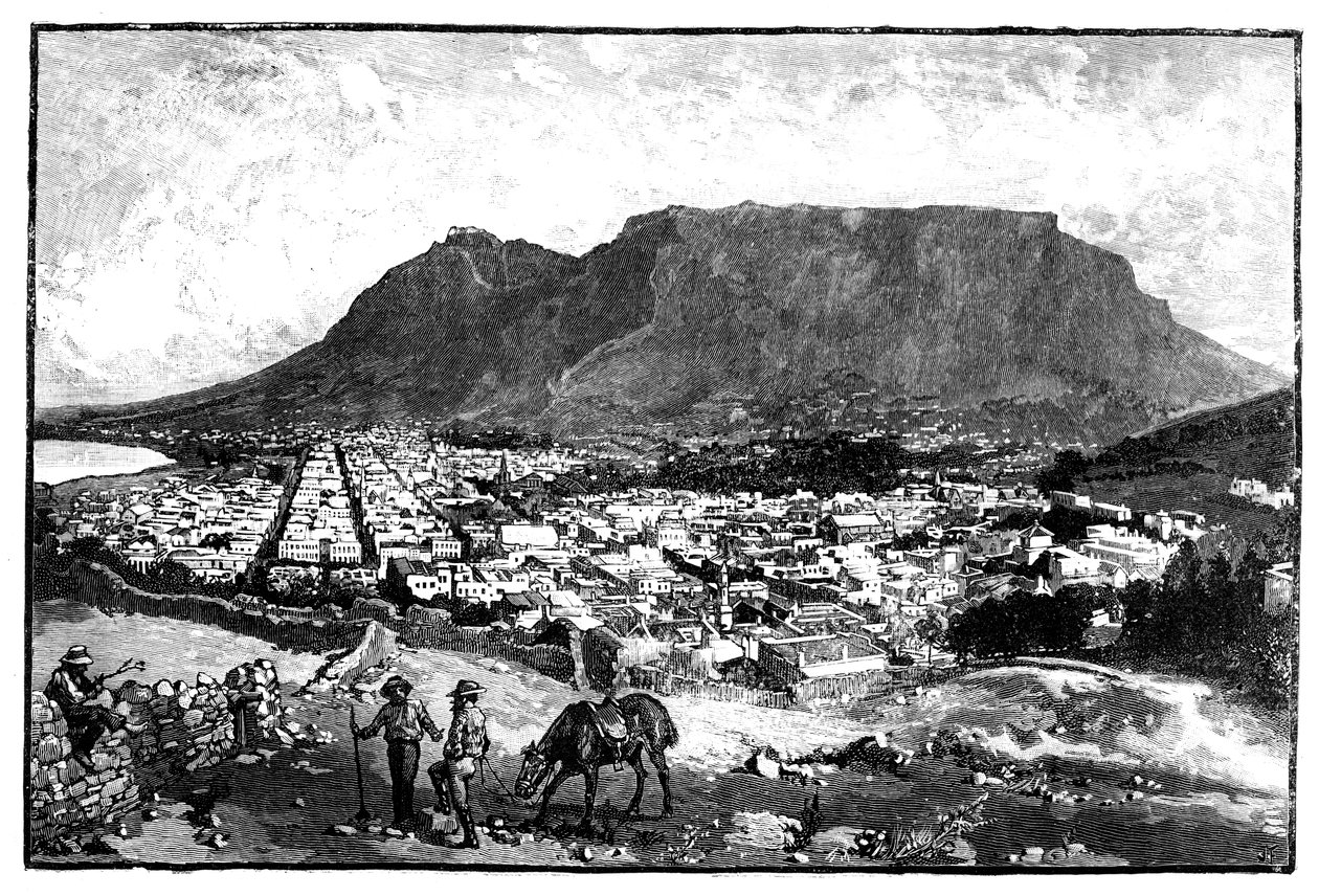 केप टाउन, दक्षिण अफ्रीका, c1888 द्वारा अज्ञात
