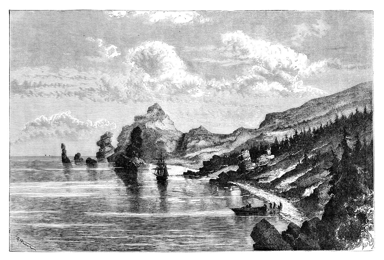 केप ला जोंकीयर, सखालिन, रूस, 1895 द्वारा अज्ञात