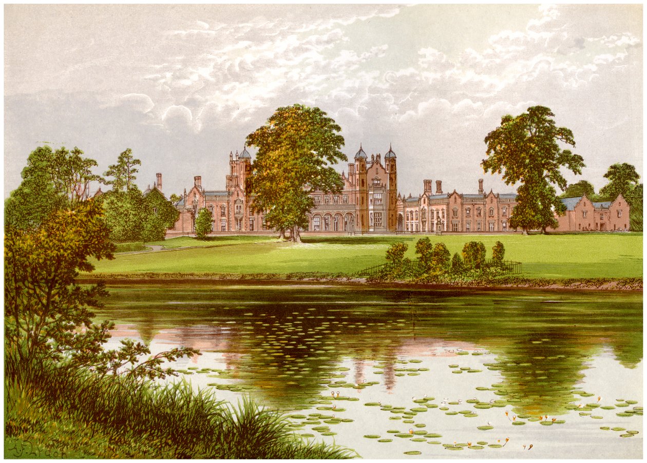 Capesthorne, चेशायर, डेवनपोर्ट परिवार का घर, c1880 द्वारा अज्ञात